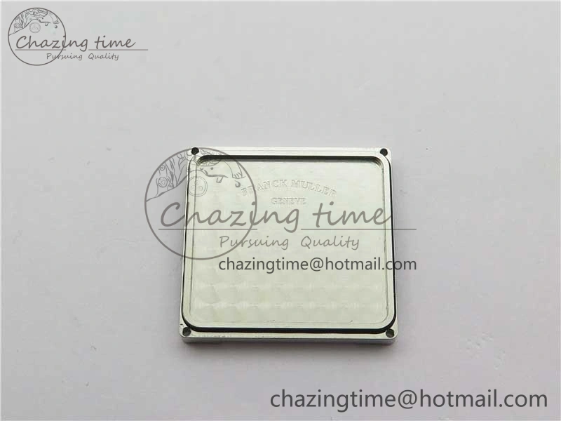 Master Square SS Ladies ZF 1:1 Best Edition White Colorful Roman Dial on Red Leather Strap Ronda Quartz