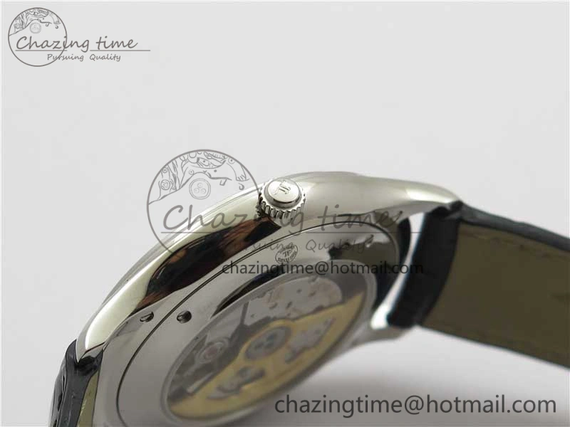 Master Ultra Thin Date FKF 1:1 Best Edition Blue Dial on Black Leather Strap A898