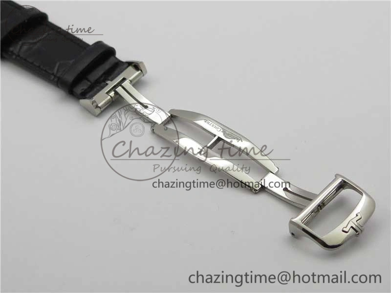 Master Ultra Thin Date FKF 1:1 Best Edition Blue Dial on Black Leather Strap A898