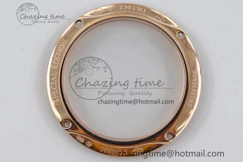 Master Ultra Thin Moon 136255J RG Q8F 1:1 Best Edition Gray Dial on Browm Leather Strap A925