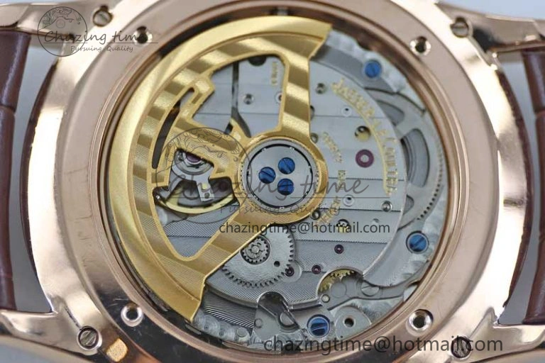 Master Ultra Thin Moon 136255J RG Q8F 1:1 Best Edition Gray Dial on Browm Leather Strap A925