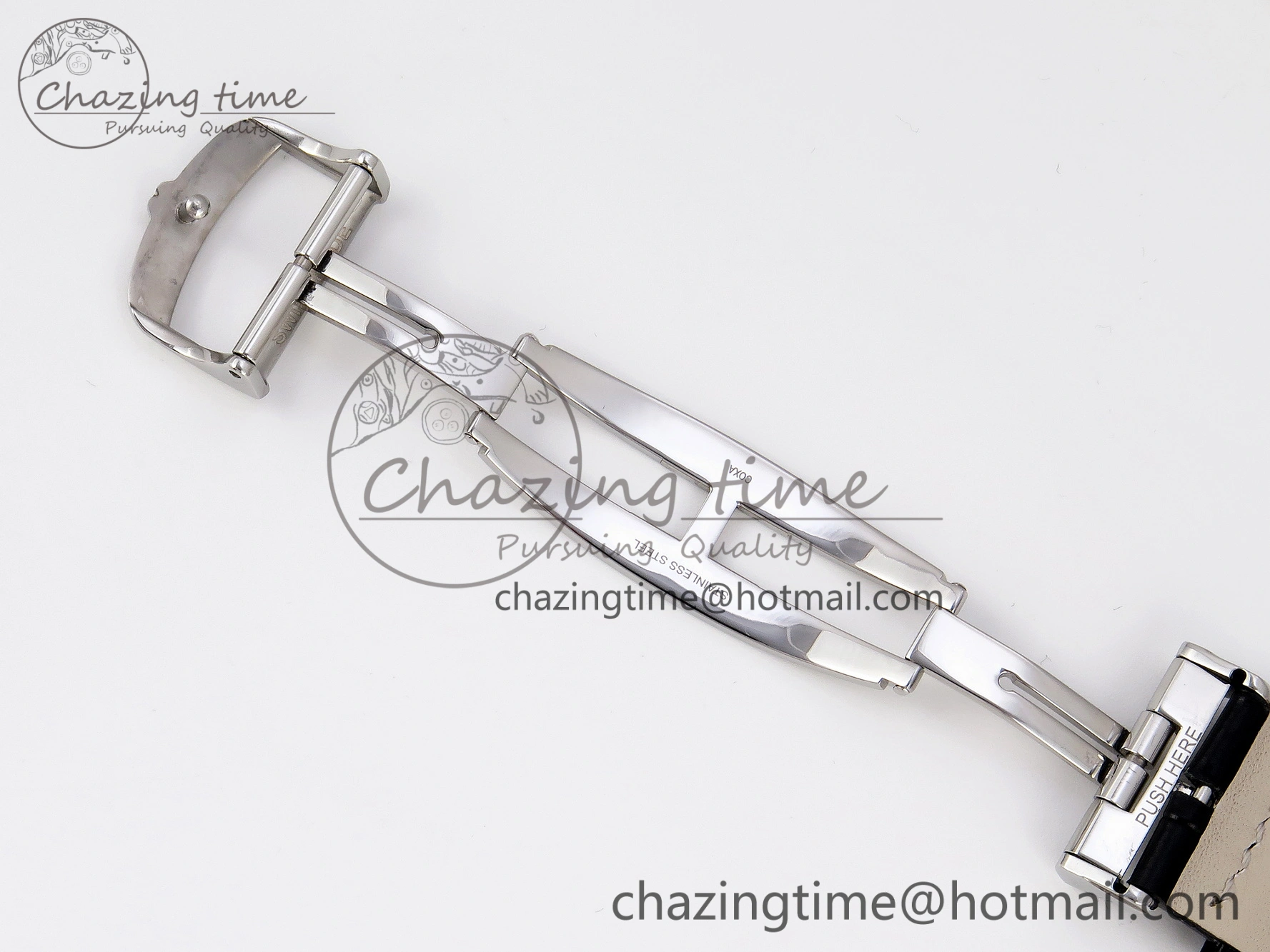 Master Ultra Thin Moon 1368420 SS ZF 1:1 Best Edition White Dial on Black Leather Strap SA925 Super Clone V2