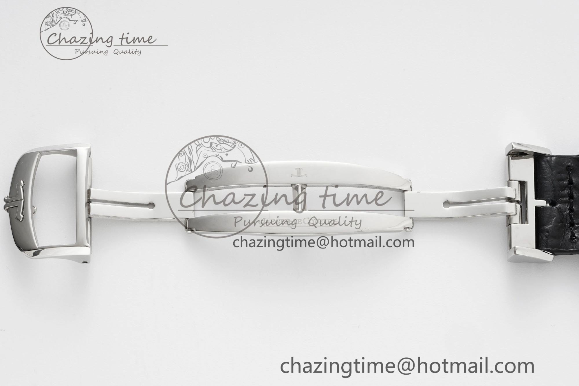 Master Ultra Thin Moon 1368420 SS ZF 1:1 Best Edition White Dial on Black Leather Strap V2 SA925 Super Clone