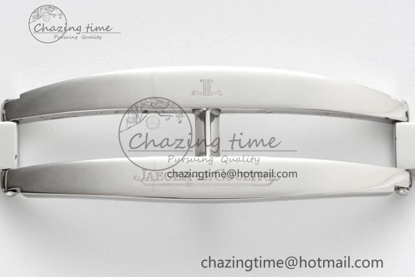 Master Ultra Thin Moon 1368420 SS ZF 1:1 Best Edition White Dial on Black Leather Strap V2 SA925 Super Clone