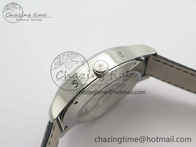 Master Ultra Thin Moonphase SS KMF Blue Dial On Leather Strap A866