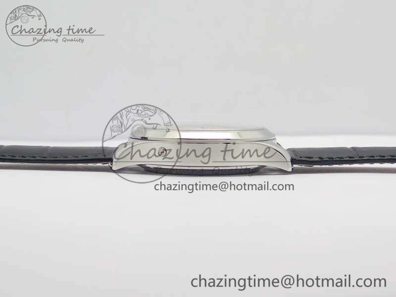Master Ultra Thin Moonphase SS KMF Silver Dial On Leather Strap A866