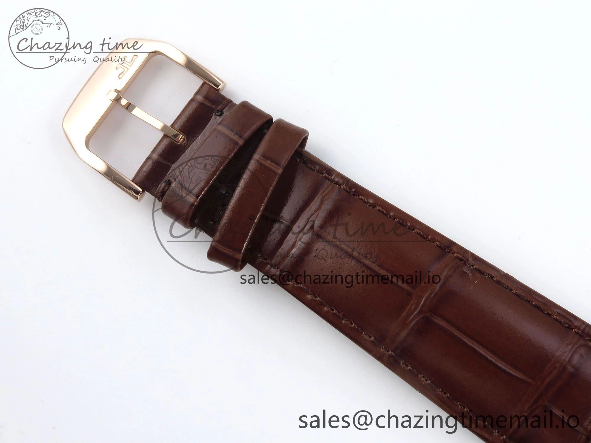 Master Ultra Thin Pert RG VRF 1:1 Best Edition White Dial on Brown Leather Strap MY9015 Mod