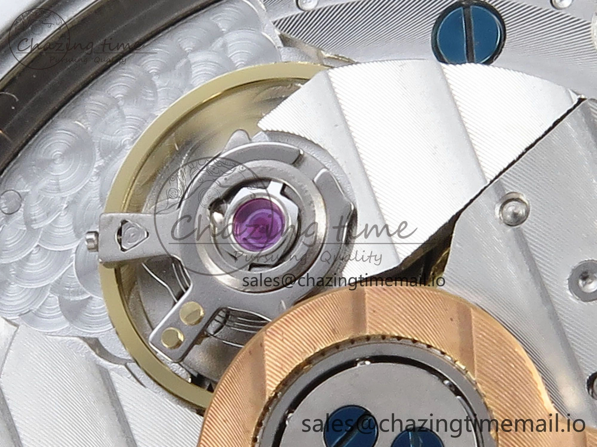 Master Ultra Thin Pert SS VRF 1:1 Best Edition Gray Dial on Brown Leather Strap MY9015 Mod