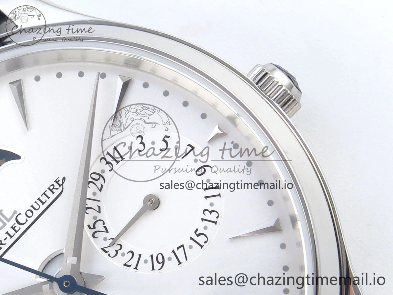 Master Ultra Thin Pert SS VRF 1:1 Best Edition White Dial on Brown Leather Strap MY9015 Mod