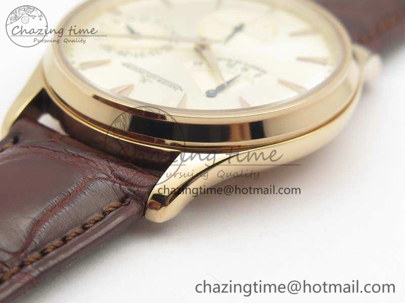 Master Ultra Thin Reserve de Marche RG 3AF Best Edition Gold Dial On Croc Leather Strap A938