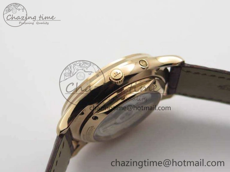 Master Ultra Thin Reserve de Marche RG 3AF Best Edition Gold Dial On Croc Leather Strap A938