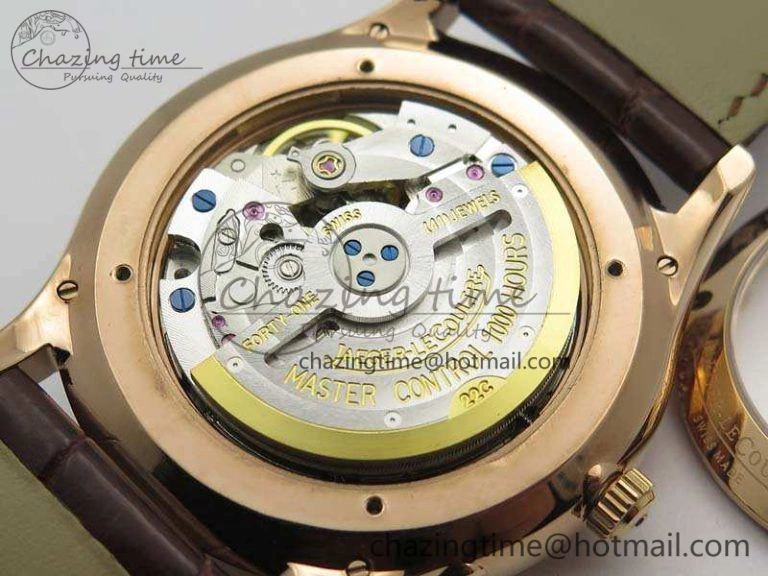 Master Ultra Thin Reserve de Marche RG 3AF Best Edition Gold Dial On Croc Leather Strap A938