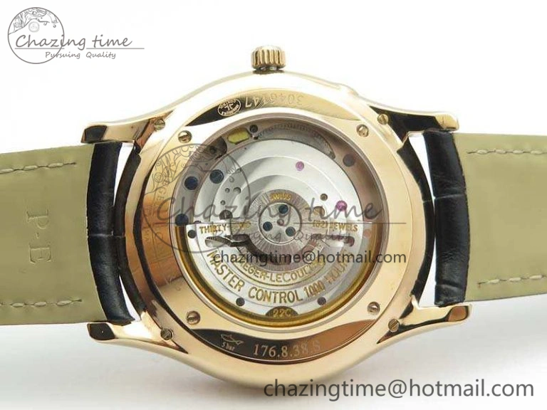 Master Ultra Thin Reserve de Marche RG 3AF Best Edition Silver Dial On Black Leather Strap A938