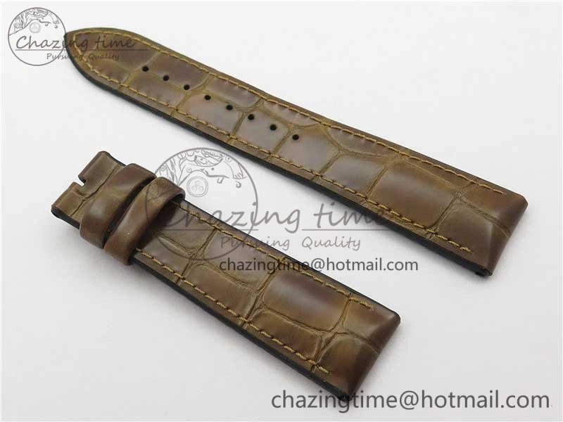 Master Ultra Thin Réserve de Marche RG ZF 1:1 Best Edition Cream Dial on Brown Leather Strap A938 V3