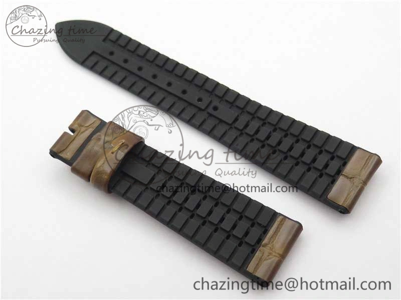 Master Ultra Thin Réserve de Marche RG ZF 1:1 Best Edition Cream Dial on Brown Leather Strap A938 V3