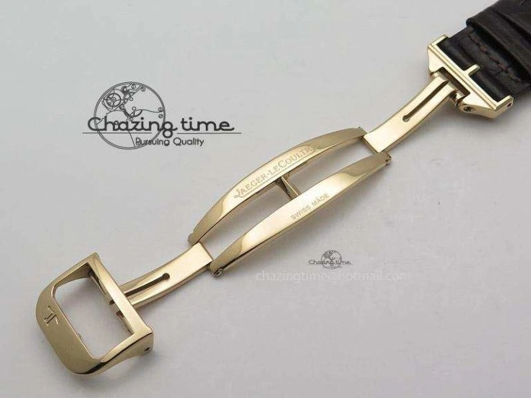 Master Ultra Thin Réserve de Marche RG ZF Best Edition Silver Dial On Brown Leather Strap A938