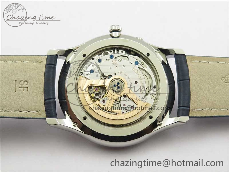 Master Ultra Thin Réserve de Marche SS ZF 1:1 Best Edition Blue Dial on Blue Leather Strap A938 V3