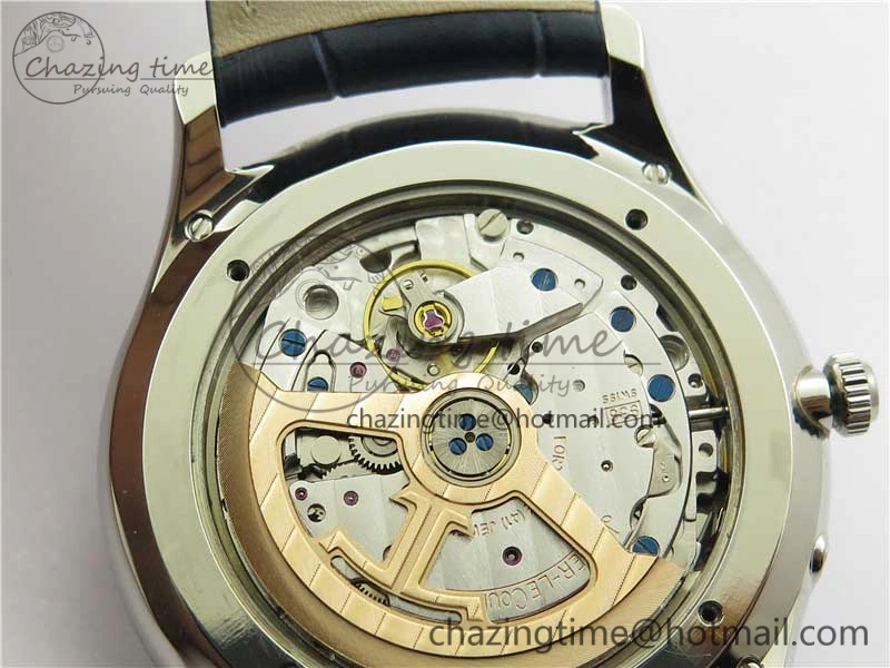 Master Ultra Thin Réserve de Marche SS ZF 1:1 Best Edition Blue Dial on Blue Leather Strap A938 V3