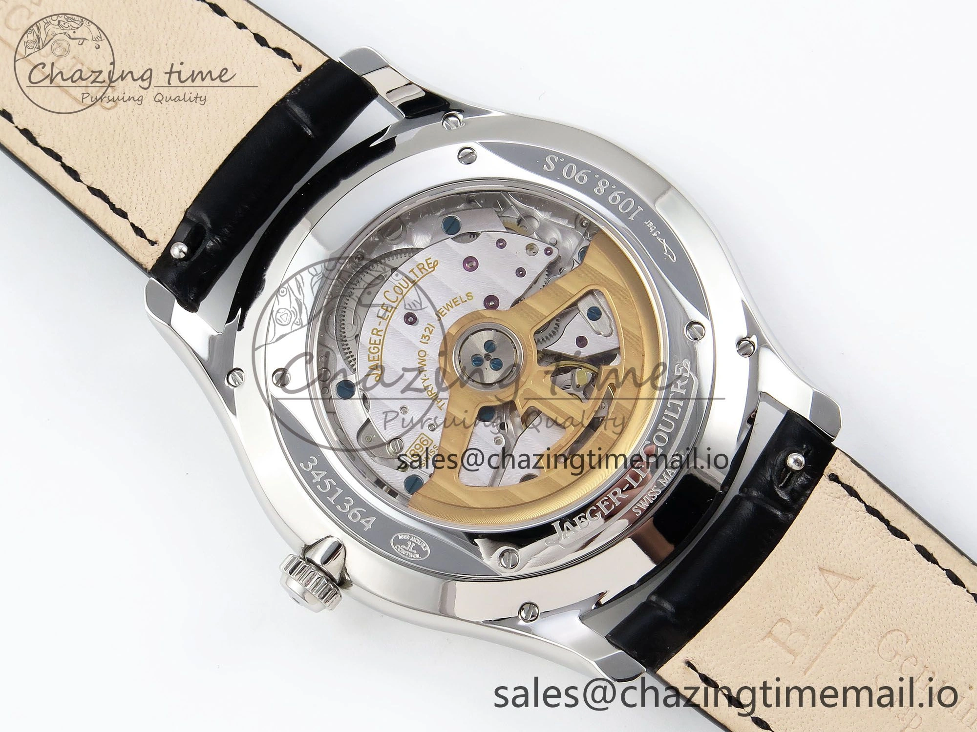 Master Ultra Thin Small Second SS APSF 1:1 Best Edition White Dial on Black Leather Strap SA896 Super Clone
