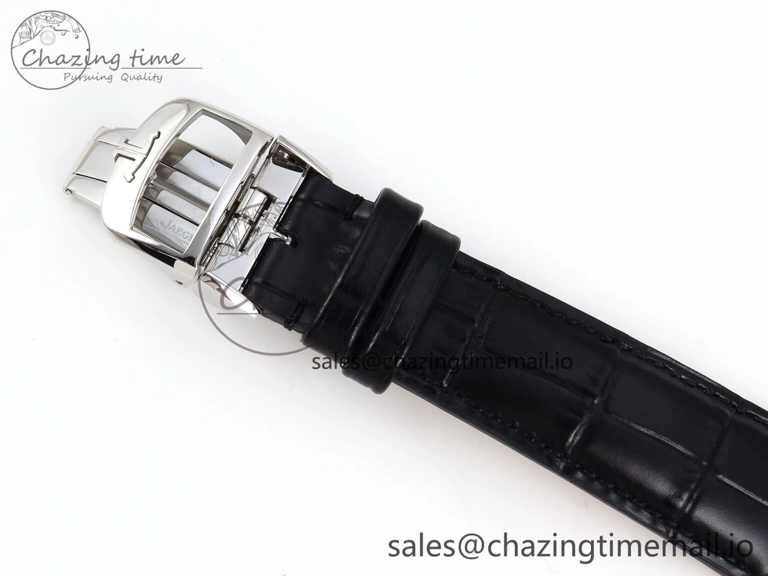 Master Ultra Thin Small Second SS APSF 1:1 Best Edition White Dial on Black Leather Strap SA896 Super Clone
