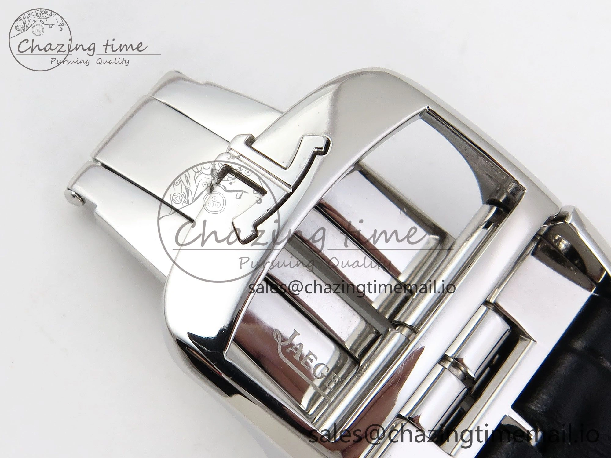 Master Ultra Thin Small Second SS APSF 1:1 Best Edition White Dial on Black Leather Strap SA896 Super Clone