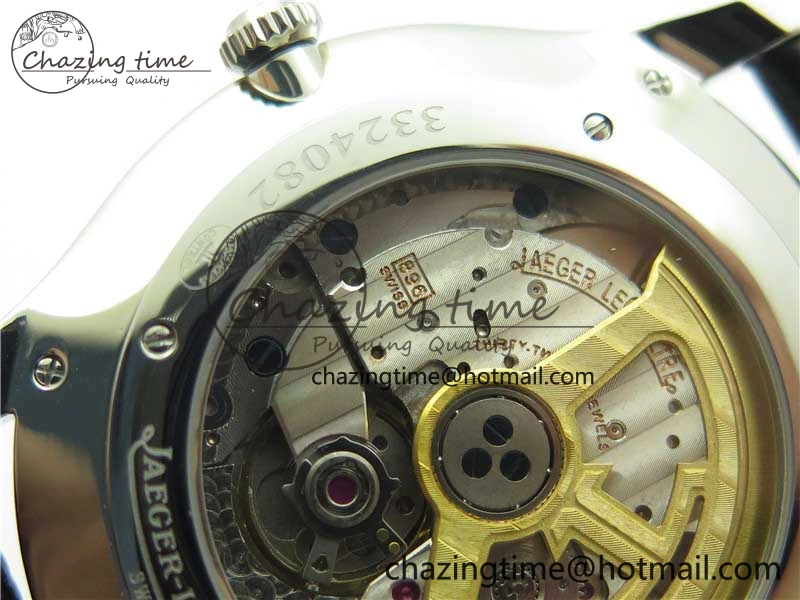 Master Ultra Thin Small Second SS ZF 1:1 Best Edition Blue Dial on Black Leather Strap A896