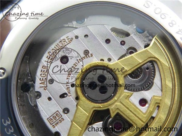 Master Ultra Thin Small Second SS ZF 1:1 Best Edition Blue Dial on Black Leather Strap A896