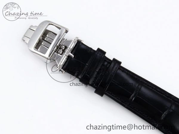 Master Ultra Thin Tourbillon SS RMS Best Edition Blue Solar System Dial on Black Leather Strap