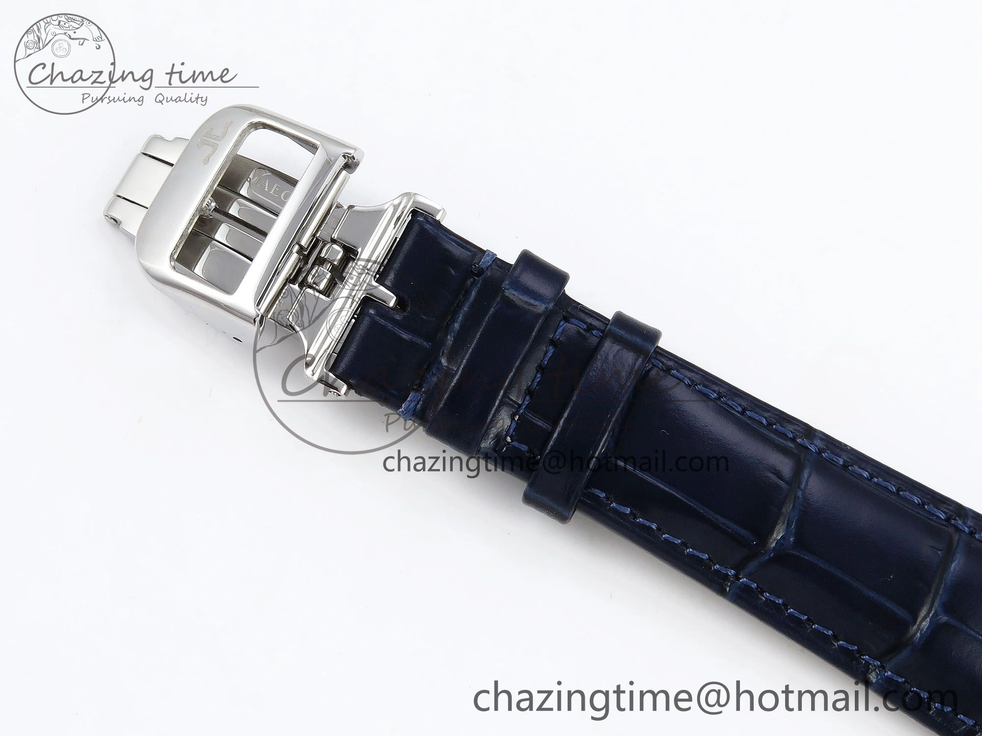 Master Ultra Thin Tourbillon SS RMS Best Edition Blue Solar System Dial on Blue Leather Strap