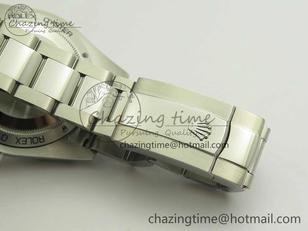 Milgauss 116400 904L SS DJF 1:1 Best Edition Black Dial on 904L SS Bracelet A2836 (Real Green Sapphire Crystal)