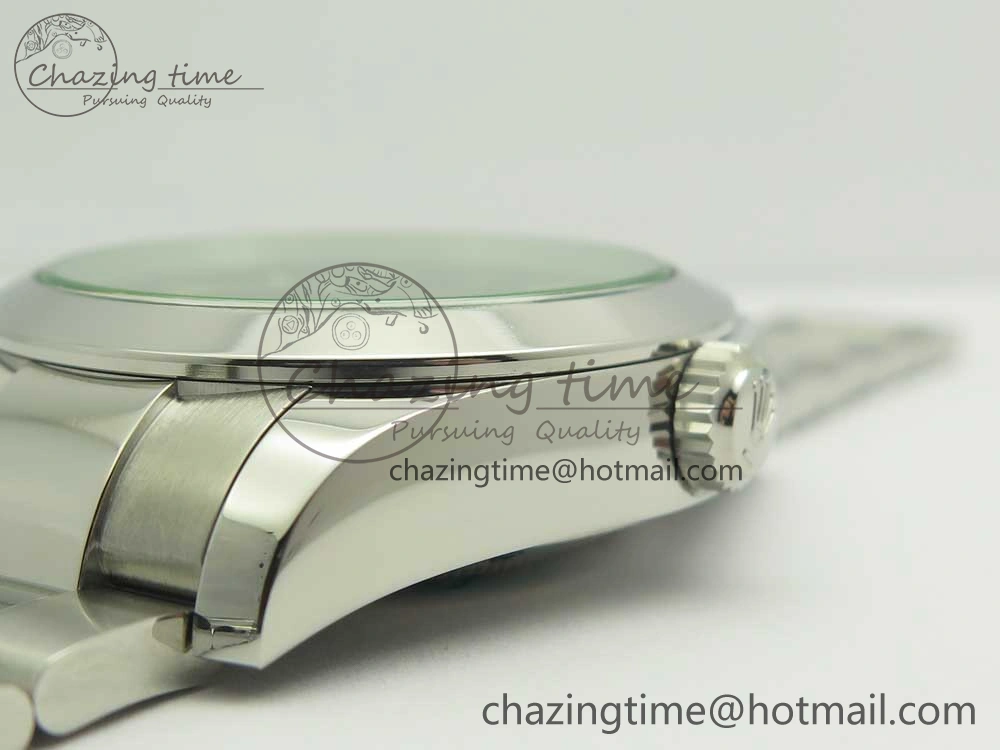 Milgauss 116400 904L SS DJF 1:1 Best Edition Black Dial on 904L SS Bracelet A2836 (Real Green Sapphire Crystal)