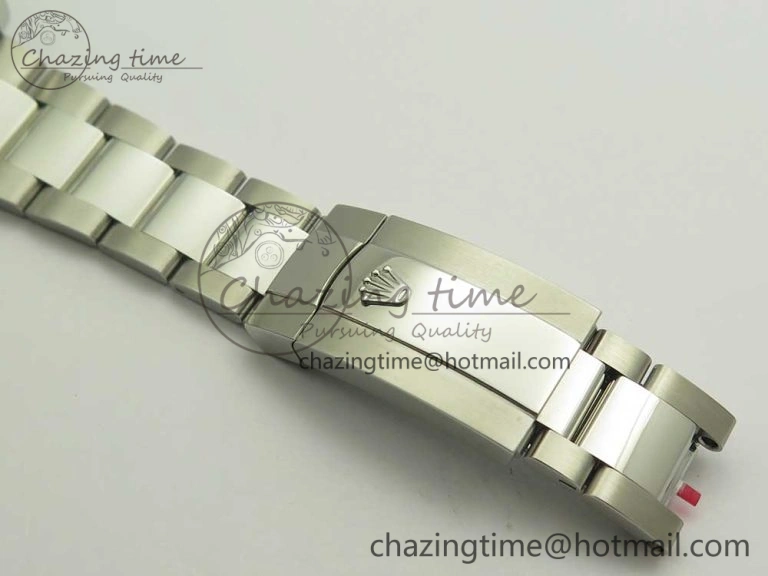 Milgauss 116400 904L SS DJF 1:1 Best Edition Blue Dial on 904L SS Bracelet A2836 (Real Green Sapphire Crystal)