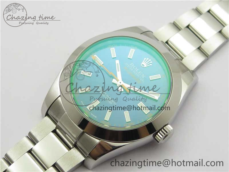 Milgauss 116400 GV 904L Steel ARF 1:1 Best Edition Blue Dial on Bracelet SH3131