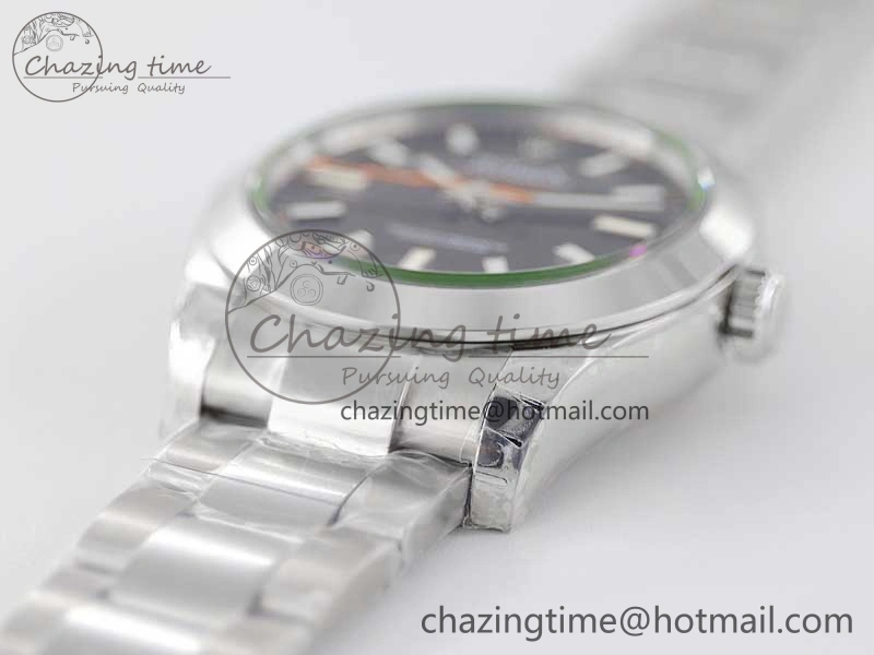 Milgauss 116400 GV 904L TWF 1:1 Best Edition Black Dial on SS Bracelet SH3131