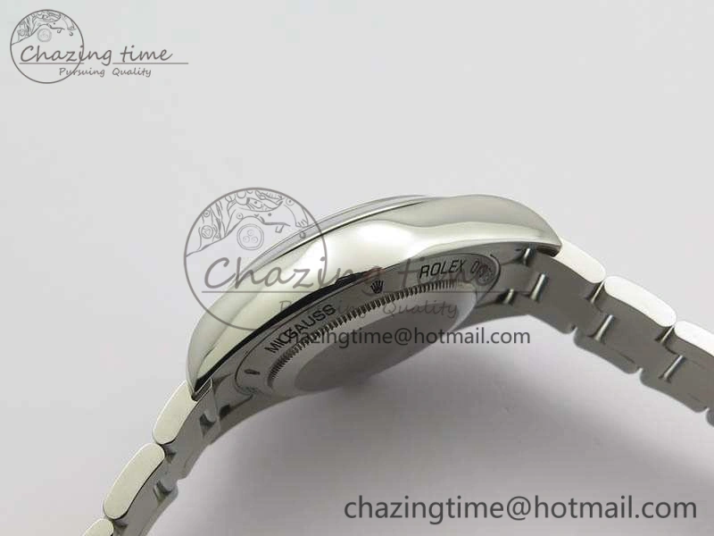 Milgauss 116400 GV ARF 1:1 Best Edition Green Sapphire Black Dial On SS Bracelet A2824