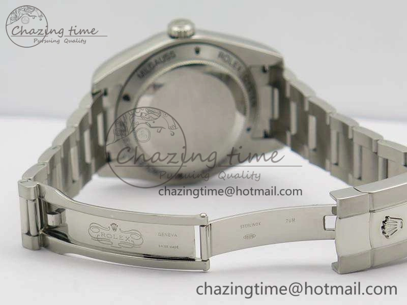 Milgauss 116400 GV ARF 1:1 Best Edition Green Sapphire Blue Dial On SS Bracelet SA3131