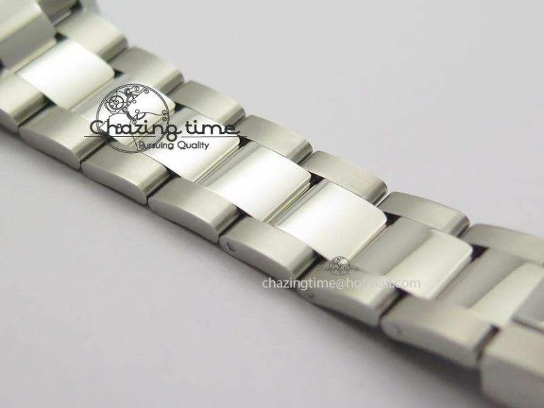 Milgauss 116400 GV JF 1:1 Green Sapphire Black Dial On SS Bracelet A2824 V2