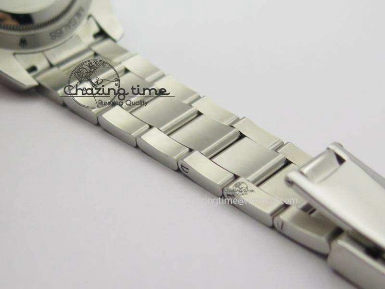 Milgauss 116400 GV JF 1:1 Green Sapphire Black Dial On SS Bracelet A2824 V2