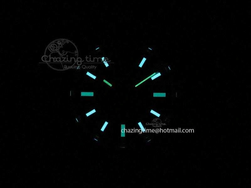 Milgauss 116400 GV JF 1:1 Green Sapphire Black Dial On SS Bracelet A2824 V2