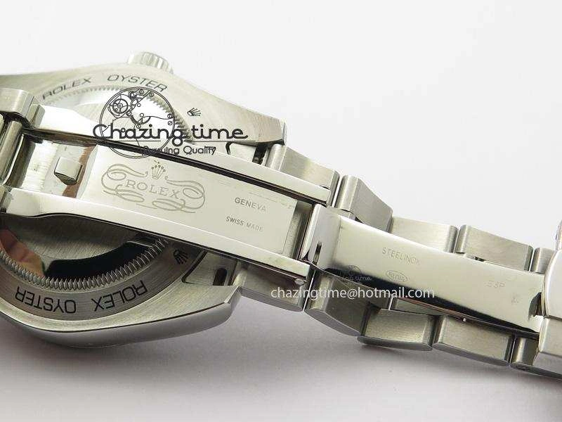 Milgauss 116400 GV JF 1:1 Green Sapphire Black Dial On SS Bracelet A2824 V2