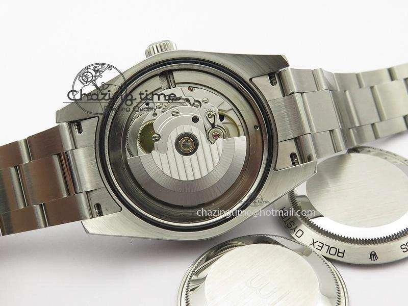 Milgauss 116400 GV JF 1:1 Green Sapphire Blue Dial On SS Bracelet A2824 V2