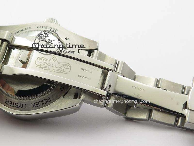 Milgauss 116400 GV JF 1:1 Green Sapphire Blue Dial On SS Bracelet A2824 V2