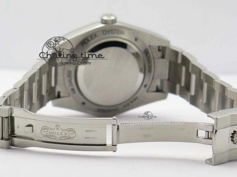 Milgauss 116400 GV JF 1:1 Green Sapphire Blue Dial On SS Bracelet A2824 V2