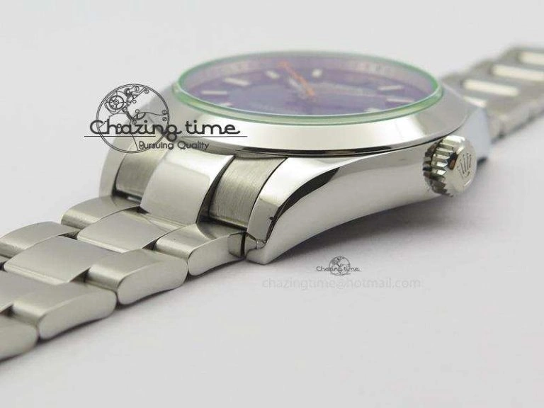 Milgauss 116400 GV JF 1:1 Green Sapphire Blue Dial On SS Bracelet A2824 V2