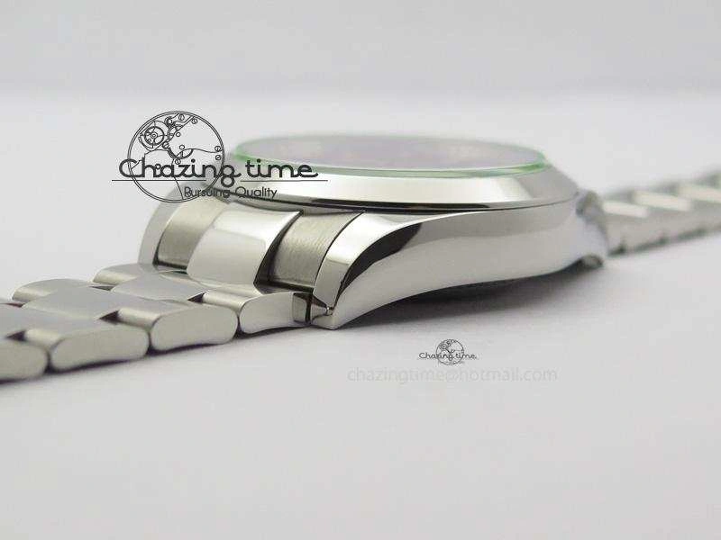 Milgauss 116400 GV JF 1:1 Green Sapphire Blue Dial On SS Bracelet A2824 V2