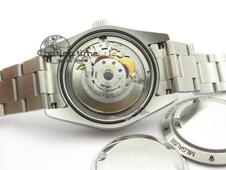 Milgauss 116400 GV JF 1:1 Green Sapphire Blue Dial On SS Bracelet SA3131
