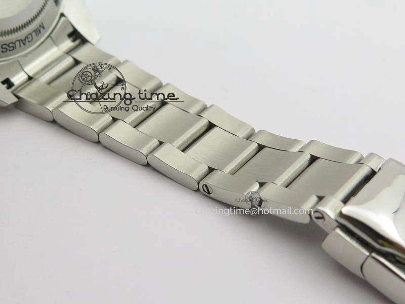 Milgauss 116400 GV JF 1:1 Green Sapphire Blue Dial On SS Bracelet SA3131