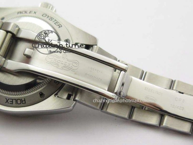 Milgauss 116400 GV JF 1:1 Green Sapphire Blue Dial On SS Bracelet SA3131
