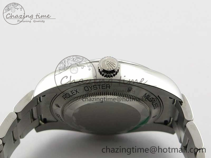 Milgauss 116400 GV Noob 1:1 Best Edition Green Sapphire Black Dial on SS Bracelet A2836