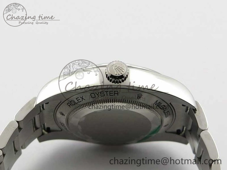 Milgauss 116400 GV Noob 1:1 Green Sapphire Blue Dial on SS Bracelet A2836